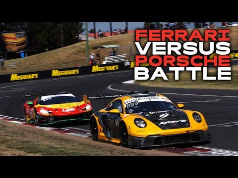 Full Ferrari Vs Porsche Battle | 2025 Meguiar's Bathurst 12 Hour
