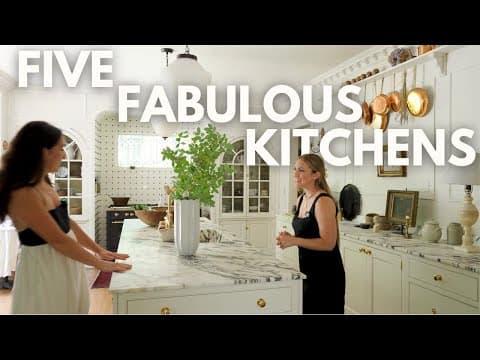5 Kitchens You'll Actually Want To Cook In | Kitchen Tours | Home Tour