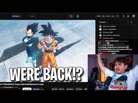 Dragon Ball Super Is Back?! Omg... (reaction)