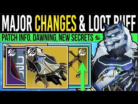 Destiny 2: Major Loot Changes & Event Update! New Mode, Weapon Drop, Patch Info & Quests (16th Dec)