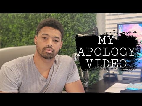 I Tried To Make An Apology Video And The Universe Said No