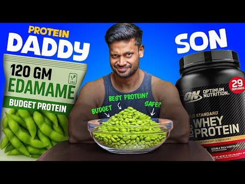 Edamame - The Big Daddy Of All The Proteins ?? #health #fitneess