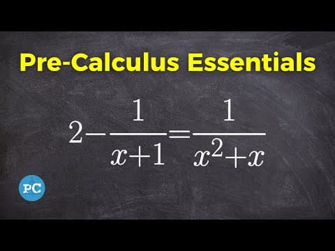 Classic Mistake Solving Rational Equations