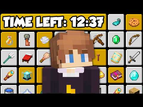 6 Hours To Complete EVERY ADVANCEMENT in Minecraft