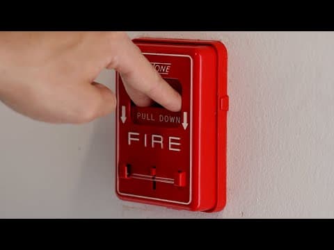 Garage Fire Alarm System Test 31 | Rare Pull Station!