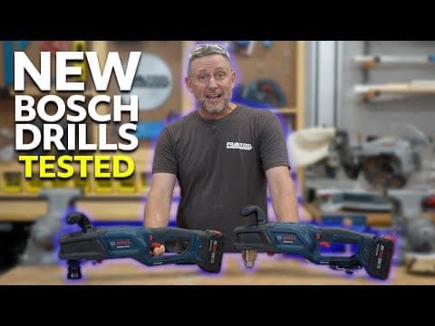 Bosch Right Angle Drill Review! Grd18v-127hx Hands-on Test!