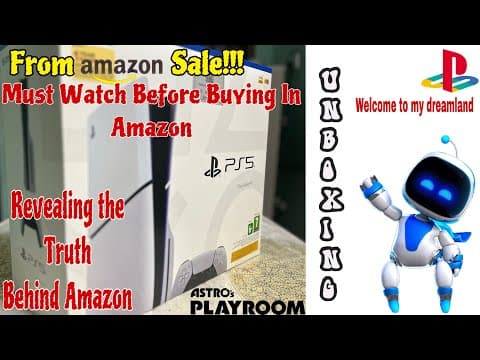 Unveiling Truth Of Amazon Offer Playstation 5 Slim Disc Variant Unboxing!!! Review | Tamil