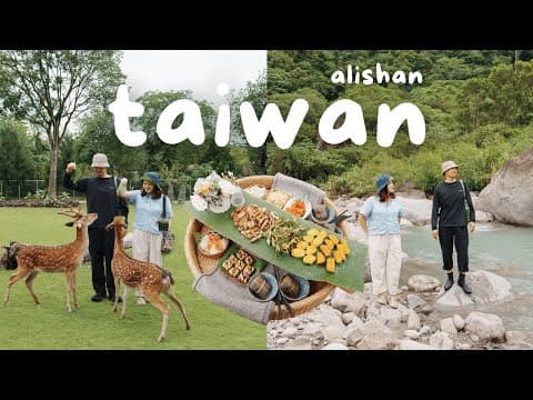 Alishan Taiwan Vlog 🇹🇼 Best Things To Do In Chiayi, Deer Park, Hidden Gems | Taiwan Travel 2025
