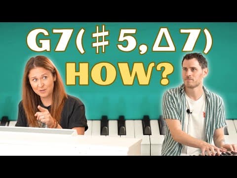 This 7th Chord With Both A ♭7 And △7 Sounds Good!? (w/ Aimee Nolte)