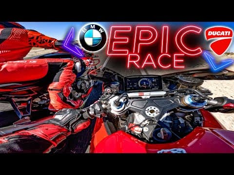 History Written On Track! Ducati V4 Vs Bmw S1000rr In All Out Superbike War!