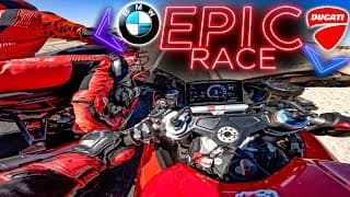 History Written On Track! Ducati V4 Vs Bmw S1000rr In All Out Superbike War!