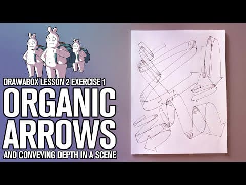 Drawabox Lesson 2: Organic Arrows