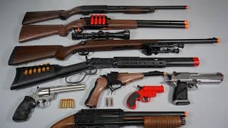 Hunter Weapon Toy Gun Airsoft Nerf Gun And Ak47 Rocket Launcher - Realistic Toy Guns Collection