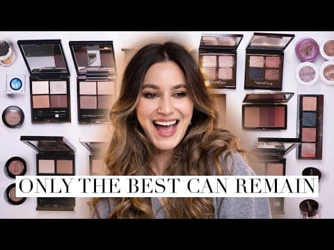 Keeping Only My Very Favourite Eyeshadows 🗑️ Declutter 2024 Ep.5 | Karima Mckimmie