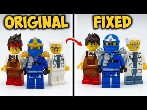 How To Fix The 2026 Ninjago Legacy Minifigures!