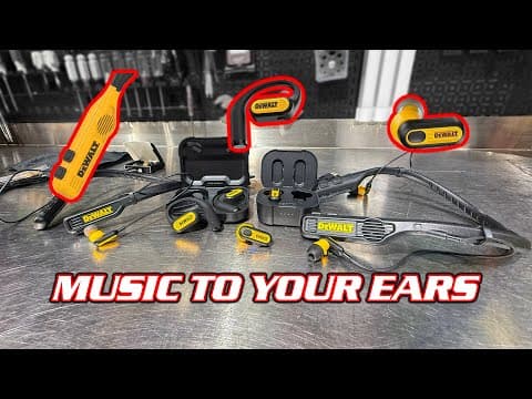 Dewalt Jobsite Earbuds And Earphones