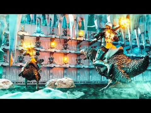 We Raided A Chinese Island Ice Cave For Crazy Profit! - Ark Ascended Official Pvp