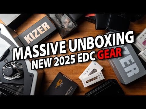 Unboxing New Edc Gear For 2025 | Wait Till You See The Last Thing..