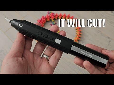 Hanboost C1 Wireless Ultrasonic Cutter - Unboxing, Review And Test