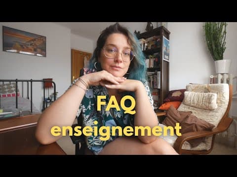 Faq Enseignement - Upe2a, Système Français, Agrégation Et +