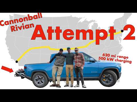 [part 2] Can A Rivian Full Of Batteries Take The Ev Cannonball Record?