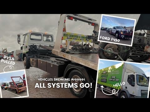 Leyland Daf Caught Fire - Dvsa Impound - Tyre Van Broken - Bad Week At Gdb.