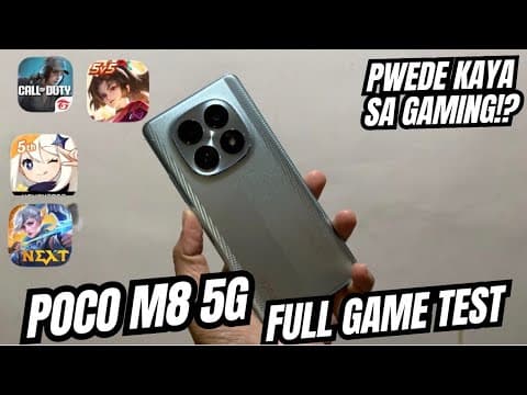 Poco M8 5g Full Game Test: 5g Gaming Phone Din Ito! Super Lakas Maganda Pa Display At Battery!