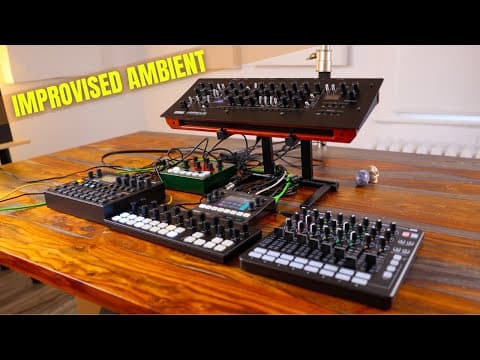 How To Approach A Dawless Improvised Ambient Live Set (feat: Partsproject)