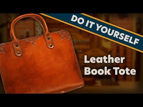 How To Make A Vintage Leather Book Tote