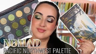 I'm Impressed! Nomad Cosmetics Pacific Northwest Eyeshadow Palette! 🌲review & 2 Looks!