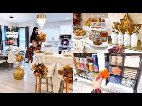 ✨ Fall Kitchen Decor & Organization ✨ Fall Home Decorating Ideas | Kitchen Organizing