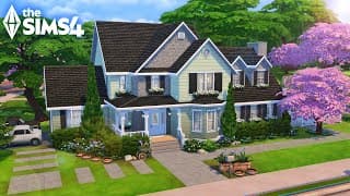 Big Base Game Family Home 👪 // The Sims 4 Speed Build