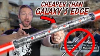 Cheaper Than Galaxy’s Edge! Darth Maul Neopixel Lightsaber Staff! (artsabers)