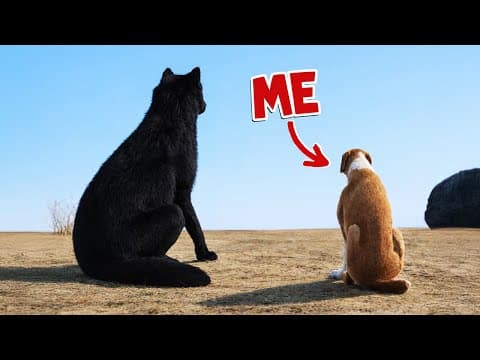 Surviving As A Wild Lost Dog In Yellowstone National Park! | Wolfquest