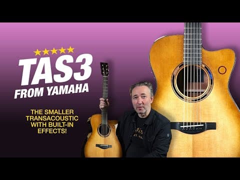 The New (smaller) Transacoustic From Yamaha - The Tas3 Cutaway