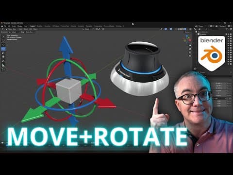 Free Blender Add-on: Ndof Object Transformer (3dconnexion Spacemouse)