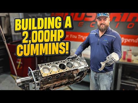 Building A 2,000hp Cummins At Industrial Injection! (part 1)