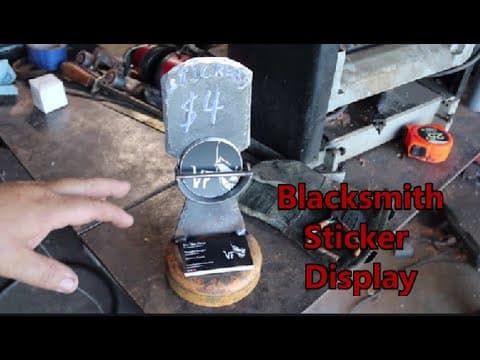 Blacksmith Needs A Sticker Display.