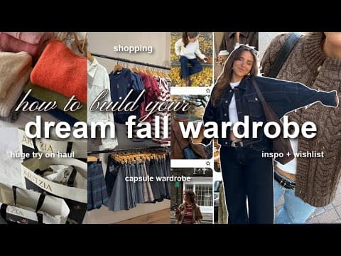Buying My Dream Fall Wardrobe 🍂🧥 *huge* Try On Haul, Shopping, & Closet Cleanout! (ultimate Guide)