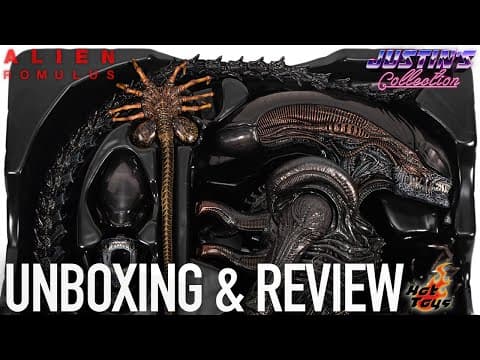 Hot Toys Alien Romulus Scorched Xenomorph Unboxing & Review