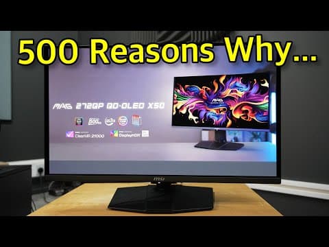 Came for 500Hz QD-OLED, Stayed for True Black 500 – MSI 272QP Review