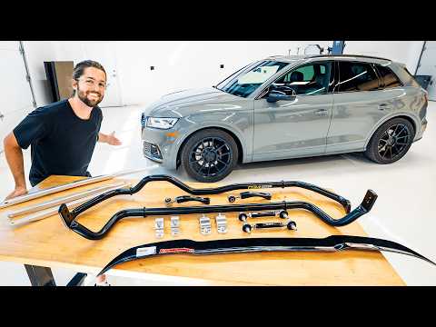Audi Sq5 Gets A Bigger Wing, Sway Bars & Strut Tower Braces