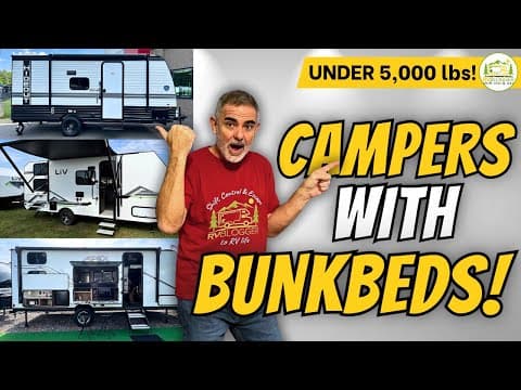 3 Small Camper Trailers With Bathrooms And Bunk Beds: 2026 Model Tours