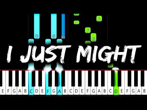 Bruno Mars - I Just Might - Piano Tutorial