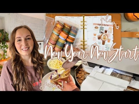 ⏰ New Year Soft Reset, Planner Setup And Easy 30 Min Dinner!