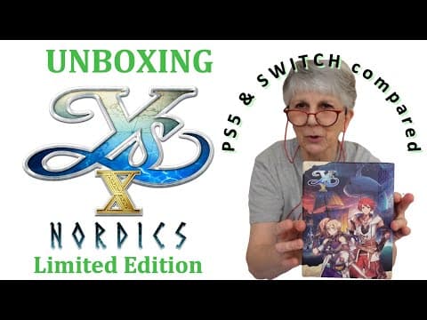 Ys X Nordics :: Unboxing And First Impressions :: Ps5 And Switch