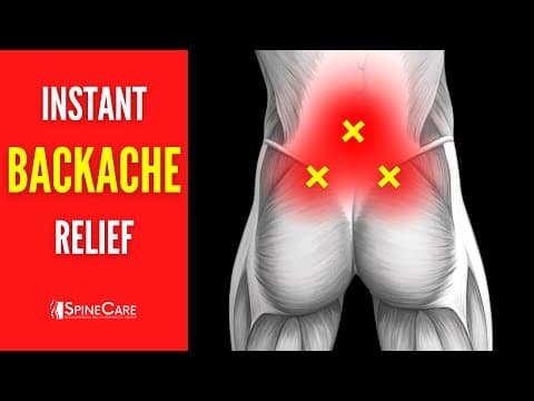 How To Instantly Fix A Backache (relief In Seconds)