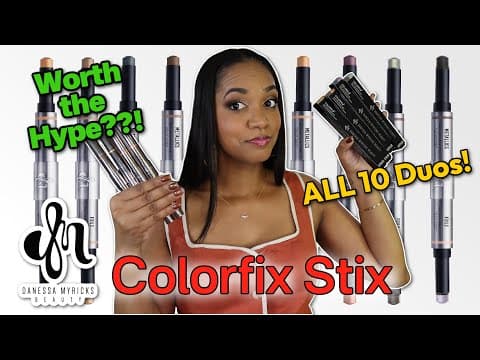 Danessa Myricks Colorfix Stix: ✨ Worth The Hype? ✨ Swatches & Thoughts!