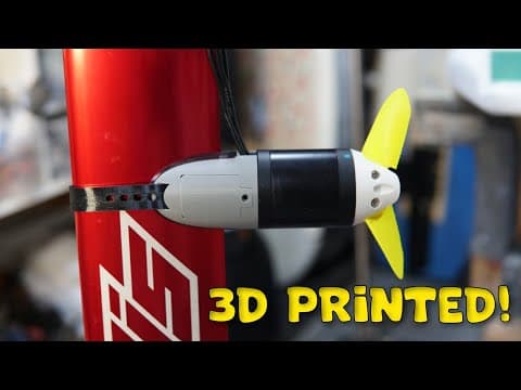 3d Printed Foil Drive Mount For 6384 Motor | Building A Foil Assist Board