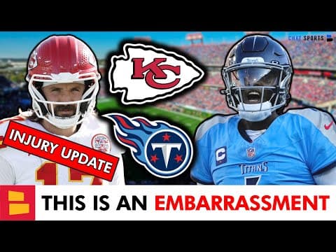Chiefs Get Embarrassed In 26-9 Loss To Titans In Nfl Week 16 + Gardner Minshew Injury Update